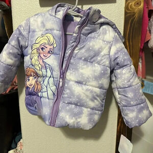 Frozen 2T puffer jacket NWT
